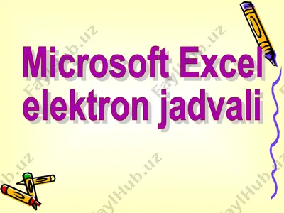 microsoft excel — PPT