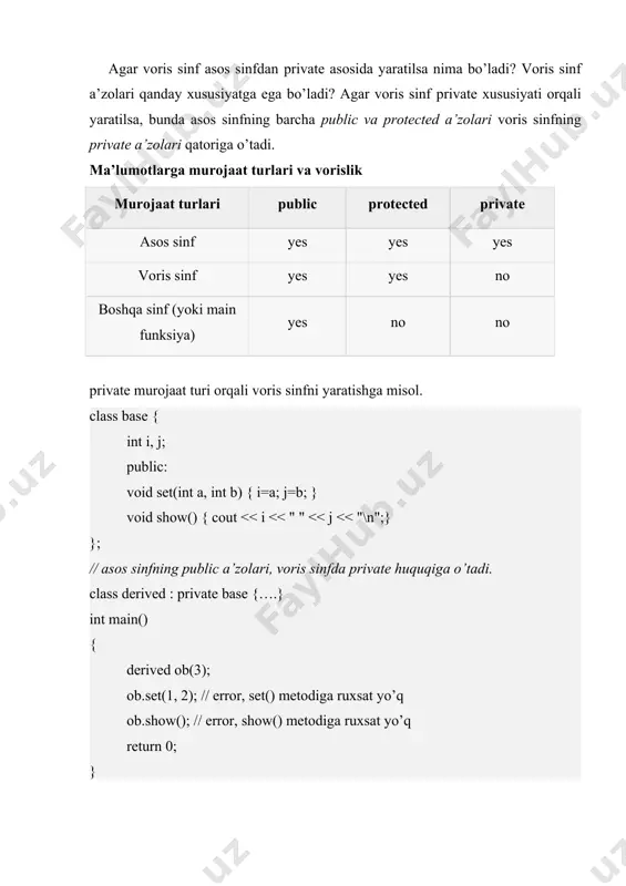 sinflarda vorislik (dasturlash) - Page 4