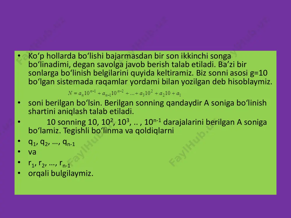 sоnlarni 2,3,4,5, va 9 ga bo‘linish belgilari - Page 3