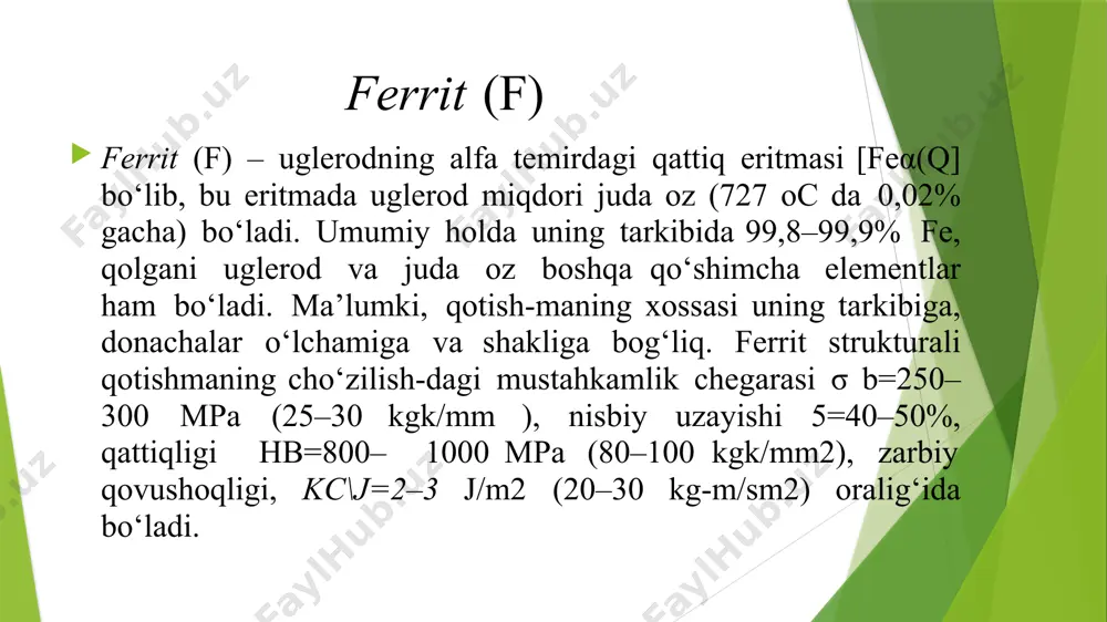 metal va qotishmalarning xossalari - Page 5