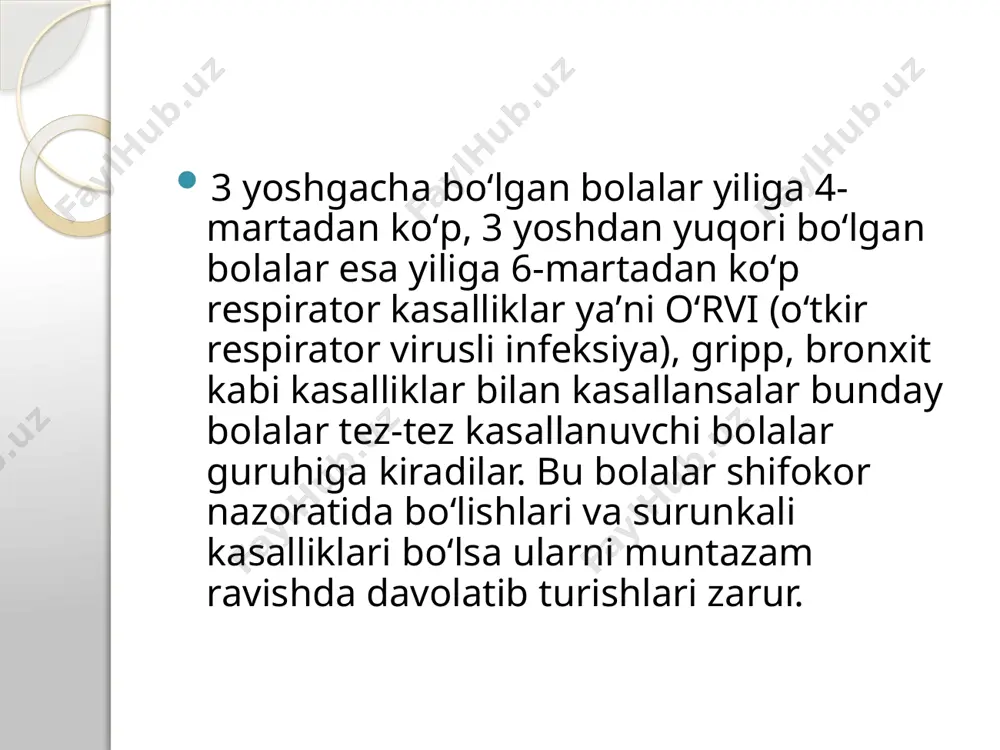 tez-tez kasallanuvchi bolalar - Page 3