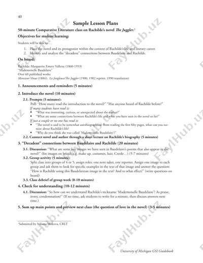 university of michigan gsi guidebook — PDF