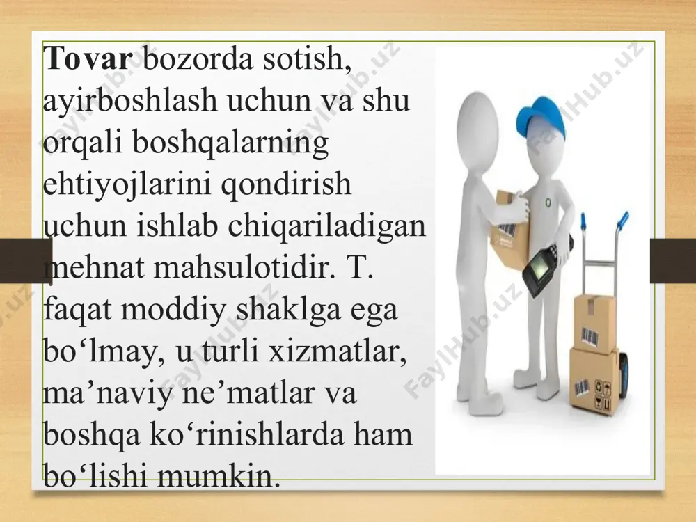 igini oshirish, mijozlarning ehtiyojlarini qondirish va bozor ulushini kengaytirishga yordam beradi. tovar siyosatida innovatsiyalarni amalga oshirishning bir necha usullari mavjud: mahsulotni takomillashtirish: bu mavjud mahsulotlarning sifati, funktsiyasi yoki dizaynini yaxshilashni o'z ichiga oladi. masalan, kompaniya o'z telefonining kamerasini yaxshilash yoki yangi xususiyatlar qo'shish orqali uni takomillashtirishi mumkin. yangi mahsulotlar yaratish: bu butunlay yangi mahsulotlar ishlab chiqarishni o'z ichiga oladi. masalan, kompaniya yangi turdagi telefon yoki kompyuter ishlab chiqarishi mumkin. mahsulot liniyasini kengaytirish: bu mavjud mahsulot liniyasiga yangi mahsulotlar qo'shishni o'z ichiga oladi. masalan, kompaniya o'z telefon liniyasiga yangi ranglar yoki hajmlar qo'shishi mumkin. mahsulotni diversifikatsiya qilish: bu kompaniya o'z faoliyatini yangi mahsulotlar yoki xizmatlarga kengaytirishni o'z ichiga oladi. masalan, kompaniya o'z telefonlari bilan birga aksessuarlar yoki dasturlar ham ishlab chiqarishi mumkin. tovar siyosatida innovatsiyalarni amalga oshirishda kompaniyalar quyidagi omillarni hisobga olishlari kerak: mijozlarning ehtiyojlari: kompaniya o'z mahsulotlarini mijozlarning ehtiyojlariga qarab ishlab chiqarishi kerak. raqobat: kompaniya o'z mahsulotlarini raqobatbardosh qilish uchun …