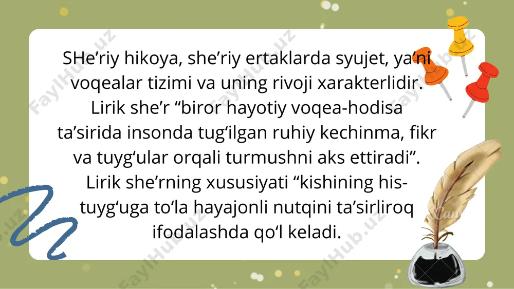 she'r janridagi asarlarni oʻqitish metodikasi - Page 5