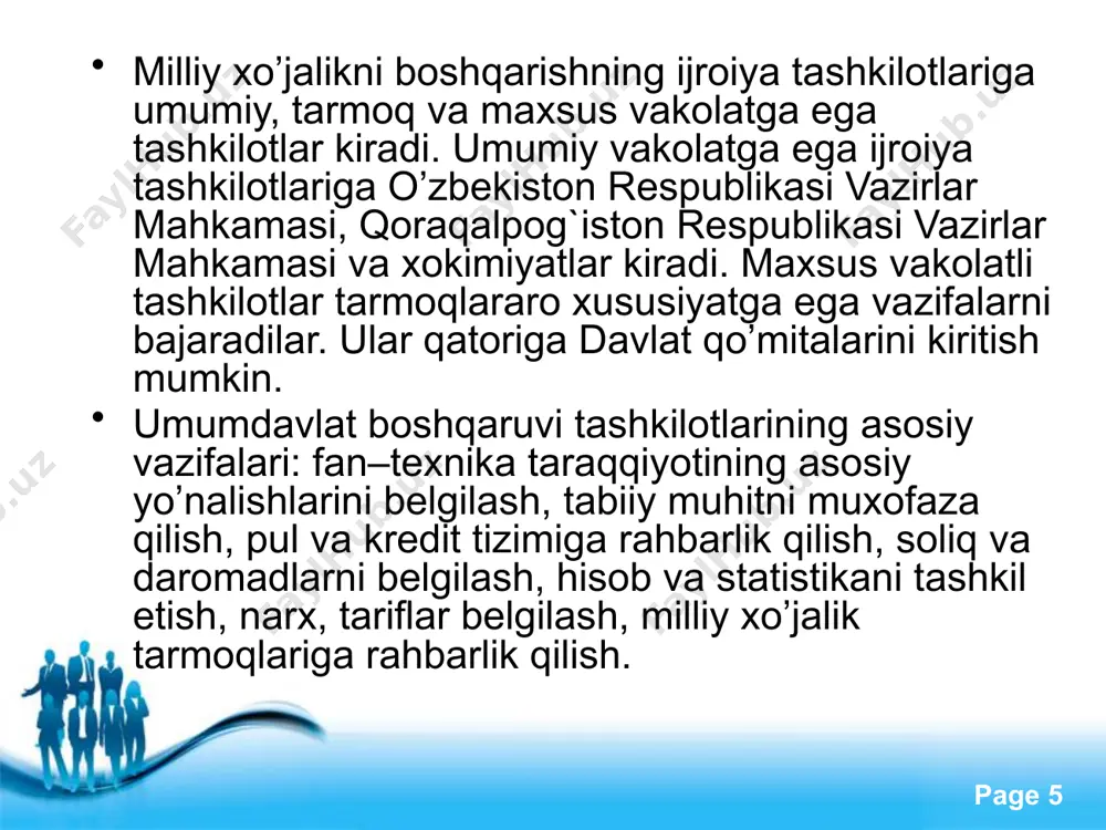 . — 11th ed. r5647 2012 .672pp. philip kotler., gari armstrong. “prinsiples of marketing”2014.719 p. bazarova f. “menejment”. o’quv qo’llanma.- t.: “iqtisod-moliya”, 2019 y. 500bet n.raxmatullayeva. “strategik menejment”. darslik.- t.: “fan va texnologiya”, 2019 y.420 bet. эргашходжаева ш и другие. “управление брендом”. учебное пособие. – t.: издательский дом инновационного развития, 2018 г.320 стр www.kafolat.uz kafolat sug’urta rasmiy sayti free powerpoint templates page ‹#› 11 image2.jpeg image3.jpeg image1.jpeg /docprops/thumbnail.jpeg