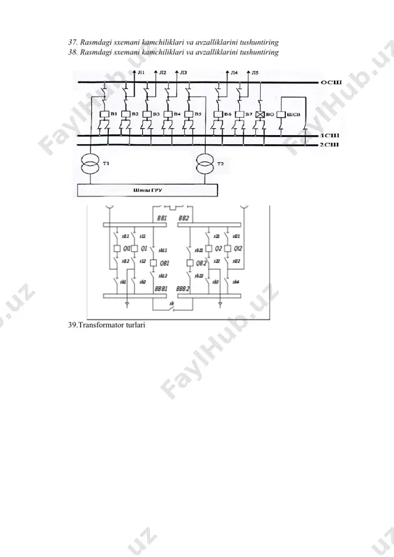 elektr stansiyalari va elektr sxemalari - Page 3