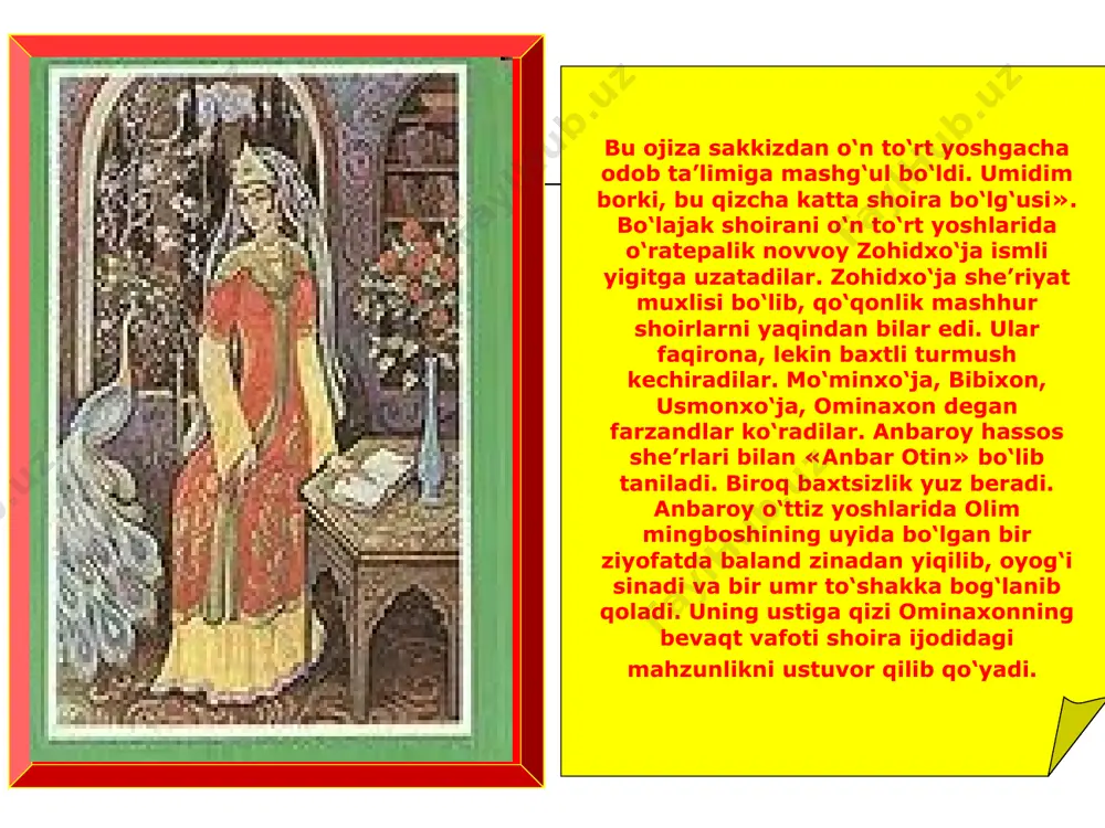 anbar otin hayoti va ijodi haqida - Page 4