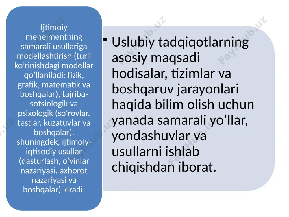 yillar menejment tamoyillari bilan ifodalanadi.