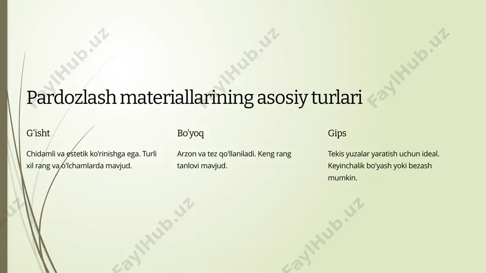 pardozlash va issiqlik izolyatsiya materiallari - Page 3