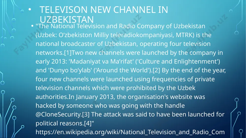 televisiya o'zbekistonda - Page 5