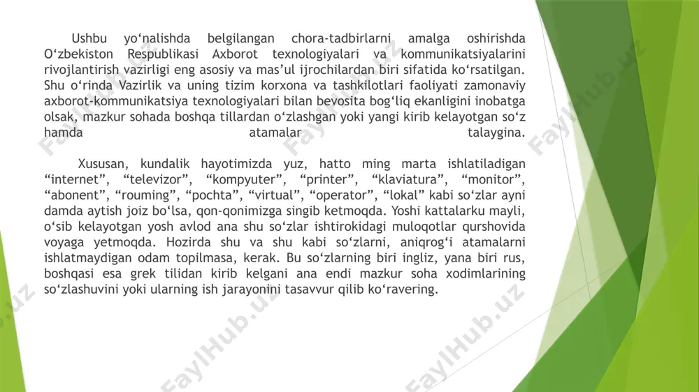 gan. va bu sana 2000 yildan buyon til va madaniy xilma-xillikni hamda ko‘ptillilikni rivojlantirish maqsadida keng nishonlanib keladi. o‘z navbatida bmt bosh assambleyasi 2008 yilni xalqaro tillar yili deb e’lon qilgan. bu sananing e’lon qilinishiga 1952 yil 21 fevral kuni dakkada (bangladesh poytaxti) sodir bo‘lgan voqea sabab bo‘lgan. shu kuni namoyishga chiqqan talabalar o‘z ona tili – bengal tilini mamlakatning davlat tillaridan biri sifatida tan olishlarini so‘ragan va politsiya tomonidan uzilgan o‘qlardan bir necha talaba halok ham bo‘lgan. bundan tashqari 14 marta estoniyada (1996), 20 mart fransiyada (2010), 9 aprel finlandiyada (1980), 20 aprel xitoyda (2010), 23 aprel angliya va ispaniyada (2010), 15 may osetiyada (2003), 6 iyun rossiyada (2011), 1 avgust ozarbayjonda (2001), 31 avgust moldaviyada (1989), 20 sentyabr qozog‘istonda (1998), 23 sentyabr qirg‘izistonda (1989), 9 oktyabr janubiy koreyada (1945), 9 noyabr ukrainada (1997) til bayrami sifatida nishonlanadi. yunesko ma’lumotiga ko‘ra, dunyoda har ikki haftada bitta til yo‘qolib ketmoqda. …