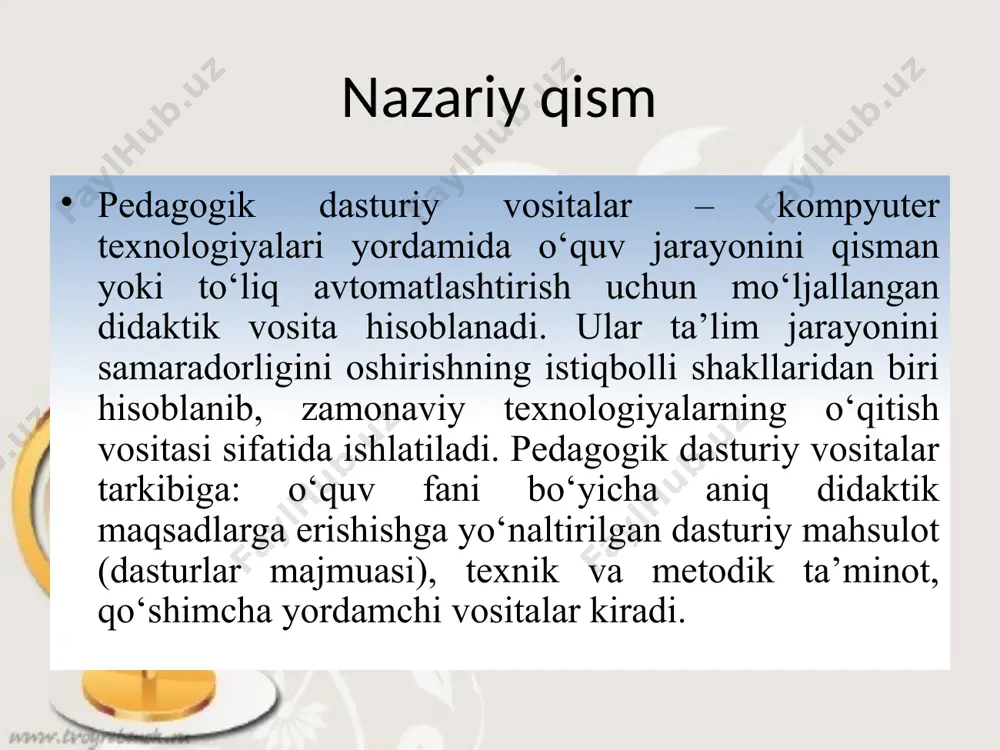 pedagogik dasturiy va sitalarni loyihalashtirish - Page 3