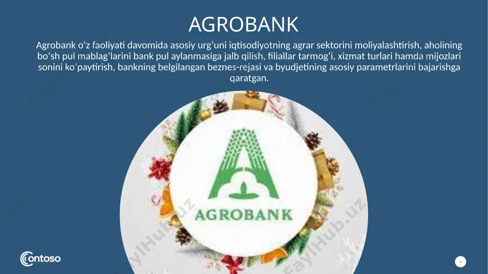 lariga-bag-ishlangan-ochiq-hisoboti-o «agrobank» rebrendingini e’lon qildi! 18 2022-yil 14-fevral kuni poytaxtimizdagi “hyatt regency tashkent” mehmonxonasida “agrobank” atb boshqaruvining 2021-yil yakunlari va 2022-yil rejalariga bag‘ishlangan ochiq hisoboti bo‘lib o‘tdi. ushbu tadbirda “agrobank” atbning kengash a’zolari, yirik aksiyadorlar, korporativ mijozlar, bosh ofis rahbar va xodimlari, ommaviy axborot vositalari vakillari hamda blogerlar ishtirok etdi. 19 e’tiboringiz uchun rahmat image1.png image7.jpg image2.png image8.jpg image9.jpeg image10.jfif image11.jpg image12.png image15.svg image13.png image17.svg image14.jpg image15.png image20.svg image16.png image22.svg image17.jpeg image18.png image19.jpeg image20.jpeg image21.png image22.png image23.jpeg image24.jpeg image3.png image4.svg image4.png image6.svg image25.jfif image5.png image6.png image26.jpg image27.jpg