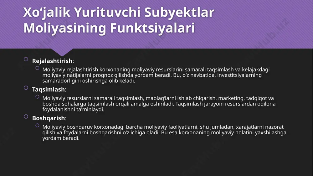 xo‘jalik yurituvchi subyektlar moliyasi - Page 4