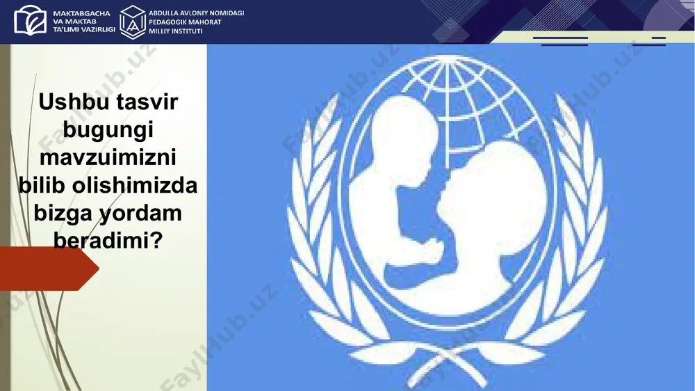 chegarasidan qat’iy nazar, og‘zaki, yozma yoki bosma shaklda, san’at asari ko‘rinishida yoki bolaning tanloviga ko‘ra boshqa vositalar yordamida izlash, olish va uzatish erkinligini o‘z ichiga oladi. 13-modda bolalar ombudsmani to‘g‘risida 2024-yil 24 fevral 7 ta bob 45 ta modda bоla huquqlari bo‘yicha vakil o‘zbekiston respublikasi oliy majlisining qonunchilik palatasi va senati tomonidan besh yil muddatga saylanadi bola huquqlari bo‘yicha vakil davlat organlari vakil, shu jumladan huquqni muhofaza qiluvchi va nazorat qiluvchi organlar, shuningdek korxonalar, muassasalar, tashkilotlar hamda mansabdor shaxslar tomonidan bola huquqlari to‘g‘risidagi qonunchilikka rioya etilishi ustidan parlament nazoratini amalga oshiradi. vakil o‘z vakolatlarini mustaqil ravishda hamda davlat оrganlariga va ularning mansabdor shaxslariga tobe bo‘lmagan tarzda amalga oshiradi hamda o‘z faoliyatida oliy majlis palatalariga hisobdordir. bola huquqlari to‘g‘risida konvensiya bola huquqlari bo‘yicha ombudsman yoki vakillik lavozimi birinchi bo‘lib norvegiyada 1982 yilda ta’sis etilgan. shvetsiyada bunday institut 1993-yilda faoliyat boshlagan. hozirgi kunda dunyoning ko‘plab mamlakatlarida bolalar bo‘yicha ombudsman instituti faoliyat ko‘rsatmoqda. …