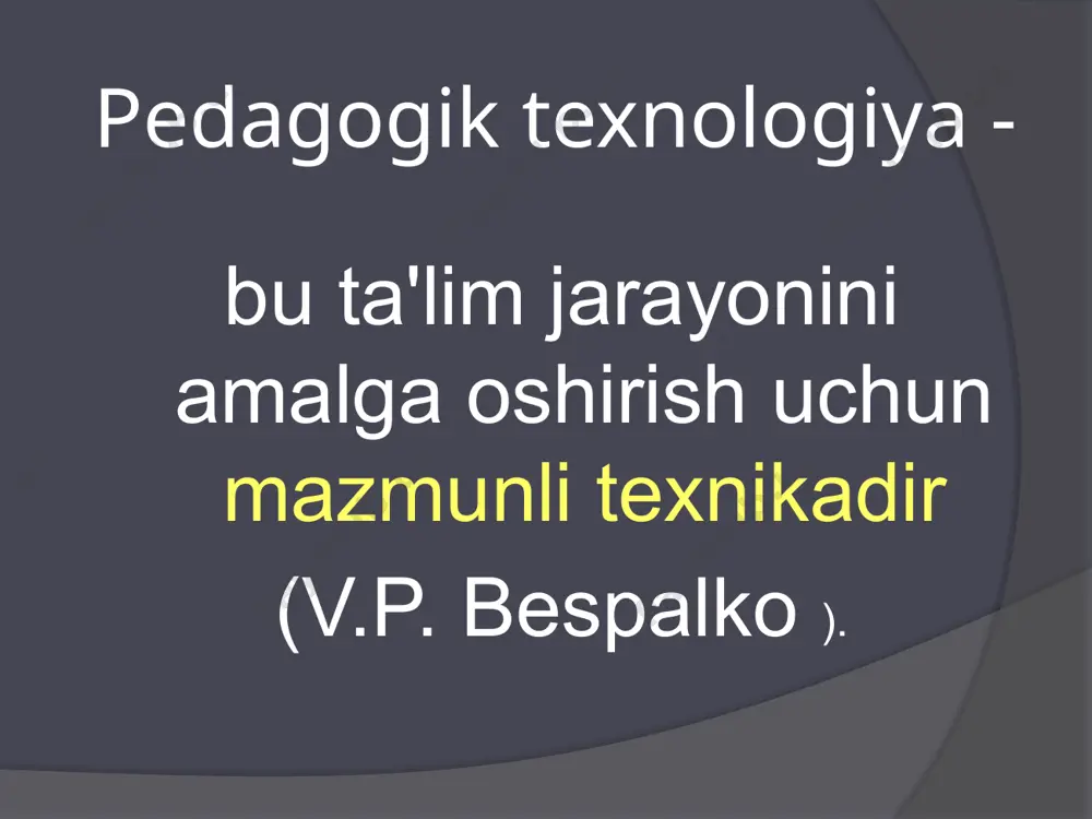 pedagogik texnologiya - Page 4