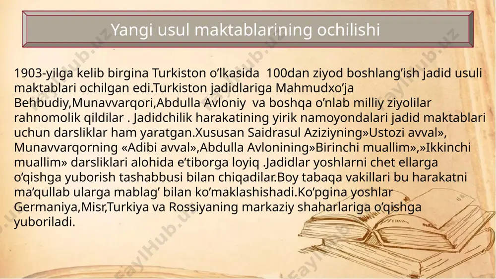 jadid ma’rifatlarining pedagogik qarashlari - Page 5