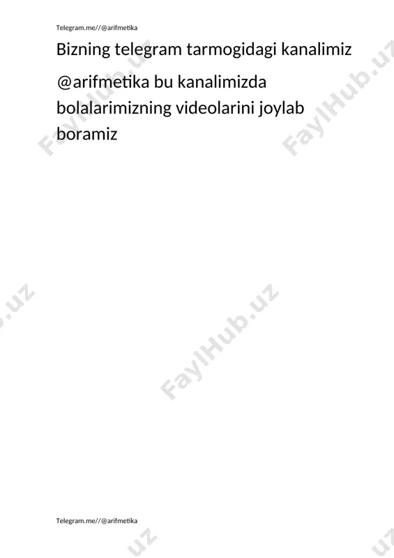 bolalar uchun matematika videolari kanali - Page 3