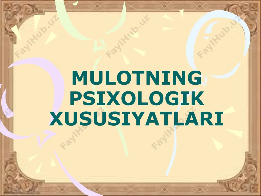 oqotning shaxslararotomoni insonning bevosita atrof-muhiti: boshqa odamlar va o‘z hayotida bog‘liq bo‘ladigan umumiyliklar bilan o‘zaro ta’sirini aks ettiradi.[2] muloqotning kognitivtomoni suhbatdoshning kim, qanday odam ekanligi, unlan nima kutish mumkinligi haqidagi, shuningdek, sherikning shaxsi bilan bog‘liq bo‘lgan boshqa ko‘pgina savollarga javob berish imkonini beradi. nutq va uning turlari • insonning hayvonot olamidan farq qiluvchi, uning fiziologik, psixik va ijtimoiy rivojlanish qonuniyatlarini aks ettiruvchi asosiy xususiyatlardan biri nutq deb ataluvchi alohida psixik jarayonning mavjudligi hisoblanadi. nutq – bu odamlarning til vositasida muloqot qilishi. gapira olish va begona tilni tushunish malakasiga ega bo‘lish uchun tilni bilish va undan foydalana olish zarur. muloqot- bu odamlar o’rtasidagi aloqa, buning natijasida odamlarning bir biriga bo’lgan ta’siri paydo bo’ladi.muloqot davomida odamga nisbatan extiyoj tug’iladi. muloqot tufayli odamlar turli xil amaliy va nazariy faoliyatlarni uyushtiradi. bundan tashqari axborot almashish, bir-birini tushinish kabi jarayonlar ham muloqot tufayli sodir bo’ladi.shuningdek , muloqot shaxslar o’rtasidagi munosabatlarni yaratib, ularni amalda qo’llashdayordam beradi …
