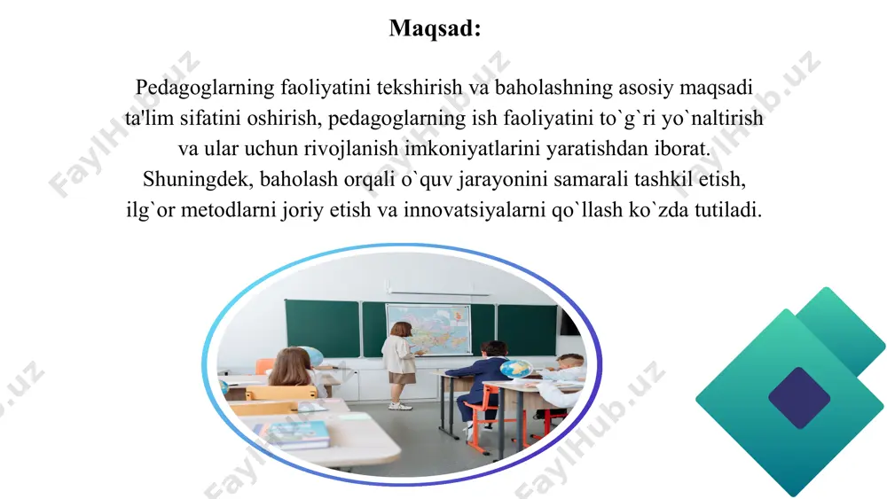 pedagoglarning faoliyatini tekshirish va baholash - Page 5