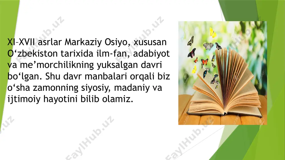 xi-xvii asrlarga oid manbalari adabiyotlar - Page 3