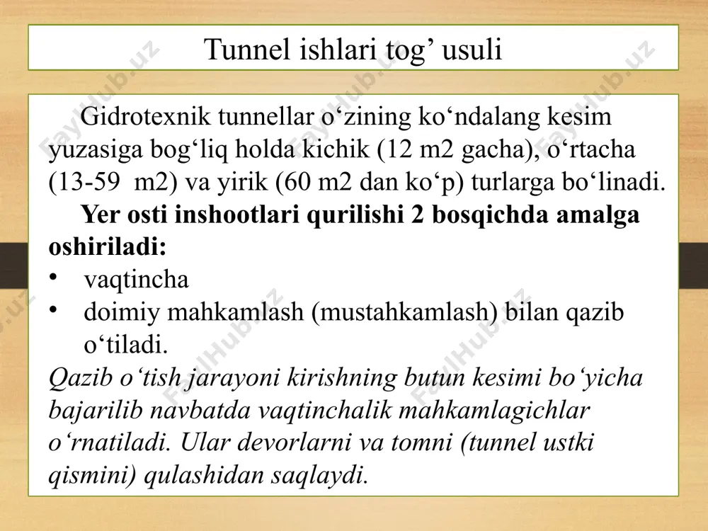 tunnel ishlari tog’ usuli yutuqlari 2 - Page 5