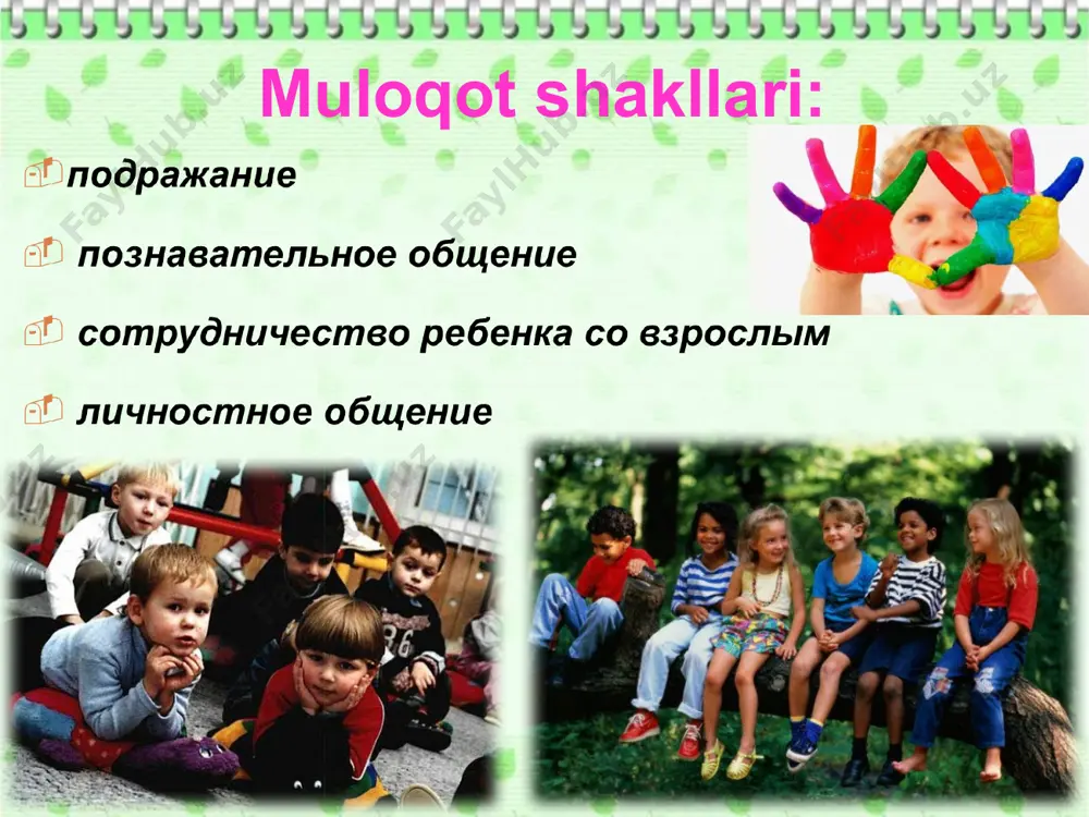 shaxs rivojlanishida bolalikning ahamiyati - Page 5