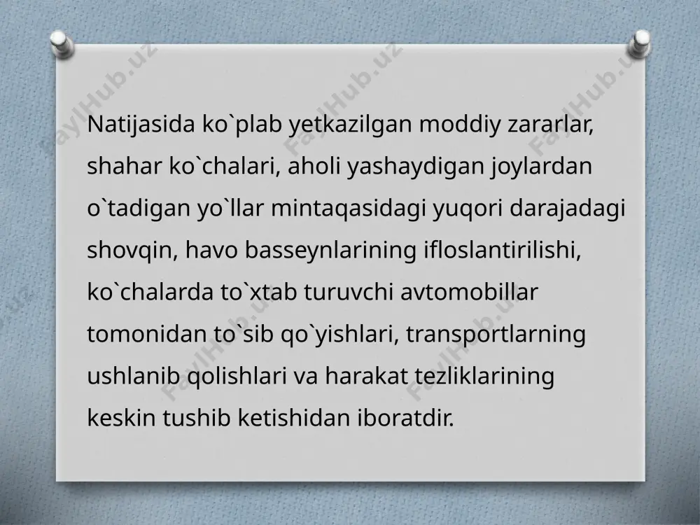 avtomobillashtirishning salbiy oqibatlari - Page 4