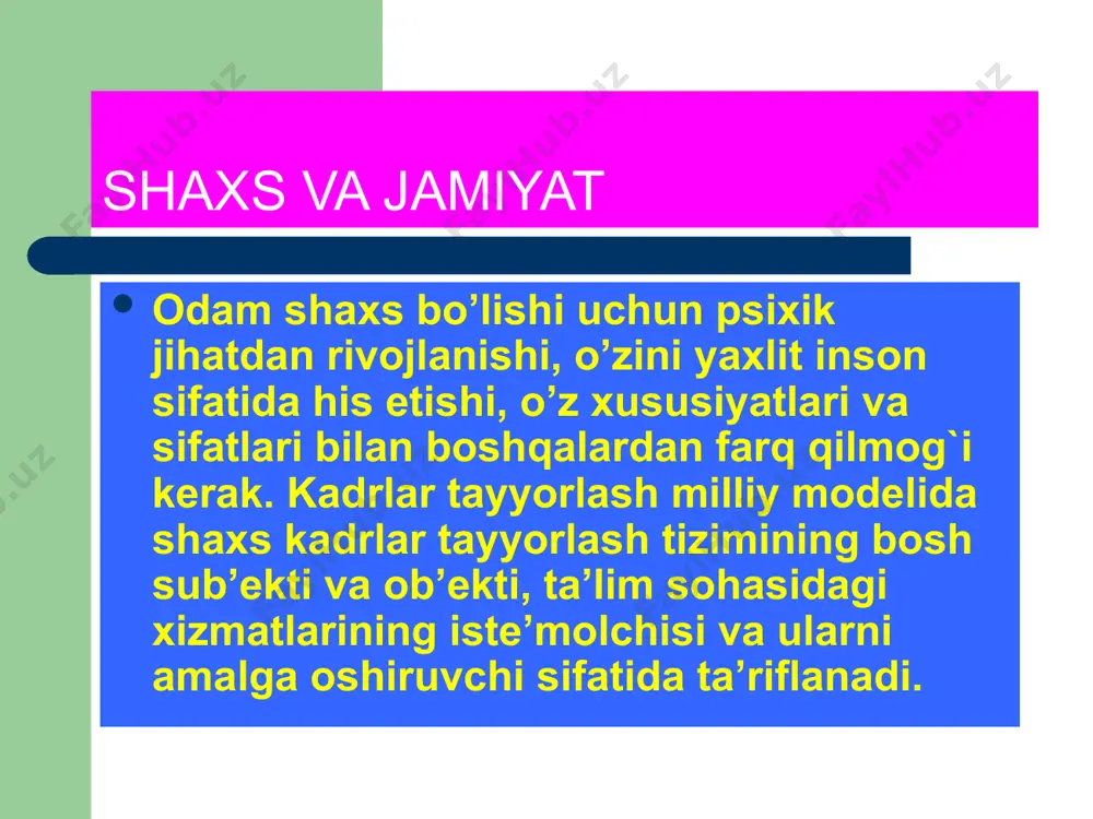 shaxs tarbiyasida madaniyat - Page 5