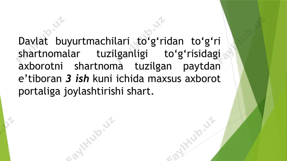 yagonayetkazib beruvchidagi davlat xaridlari - Page 5