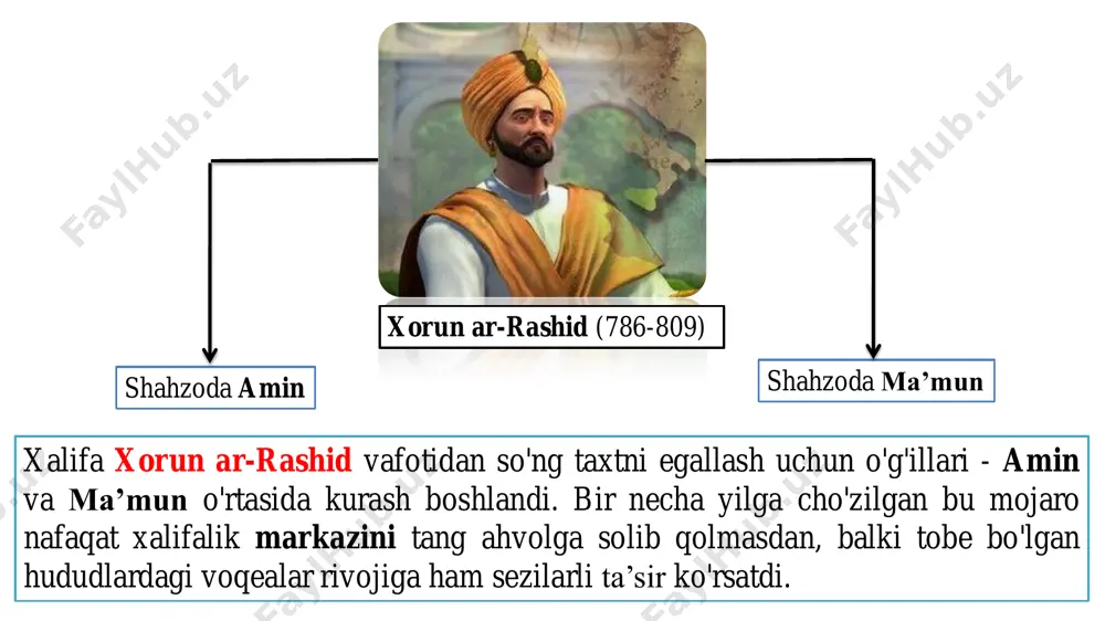 ik devoni pochta aloqalari xizmati bozor, savo-sotiq ishlari davlat mulklari devoni vaqf devoni shaharlarda hunarmandchilik korxonalari, karvonsaroy, bozorlar doimiy ishlab turgan. shahar maqomiga ega bo'lish uchun kamida 32 xil kasb- hunar turlari faoliyat yuritishi kerar edi. qishloqda mahsuloilaridan ishlov berish yo'li bilan har xil matolar ishlab chiqara boshladi. zandana qishlog'ida sifatli, tilla rang «zandanachi» deb atalgan bo'z to'qish, samarqanddagi vador qishlog'ida chiroyli, yumshoq, pishiq «vodoriy» deb nomlangan matolar tayyorlangan. bu yerdagi to'qilgan matodan mamlakatning oliy amaldorlari ham kiyim tiktirishda foydalanganlar. metall ishlash, nodir metallardan, chunonchi, oltin, kumush, mis va boshqa ma‘danlardan qimmatli, bezakli buyumlar, asbob-anjomlar tayyorlash shaharlarda keng rivojlangan. uch joyda (buxoro, samarqand, farg'ona) kumush pullar zarb etilgan. mulki sultoniy mulk yerlari (xususiy yerlar) mulki xos (ruhoniy, sayyid) vaqf yerlari jamoa yerlari iqto yerlari yettisuv, sharqiy turkistonda ix asr ii- yarmida turkiy qavmlar, elatlarning birikuvi natijasida qoraxoniylar davlati tashkil topdi. mazkur davlatga asos solgan shaxs abdulkarim sotuq bug‘roxon (859-955) yag'molar …