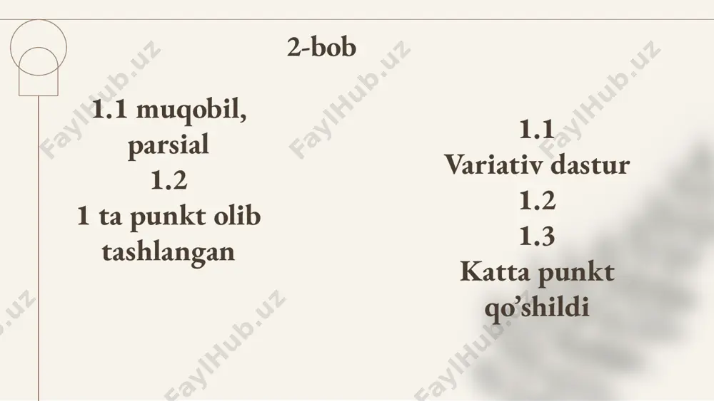 alga oshirishga maktabgacha ta’lim tashkiloti direktori mas’uldir. ushbu tamoyillar maktabgacha ta’lim tashkiloti ta’lim va tarbiya jarayonining asosini tashkil etadi, pedagoglarga davlat o‘quv dasturini rejalashtirish va amalga oshirishda, har bir bolaga ta’lim berish va rivojlantirish bo‘yicha pedagogik va amaliy qarorlar qabul qilishda qo‘llanma bo‘lib hisoblanadi. 2.2 мтмда таълим жараёнини ташкил қилиш тамойиллари мтм таълим жараёнининг тамойиллари қуйидагилардан иборат:  бола ҳуқуқлари, ўзига хос ривожланиш хусусиятлари ва салоҳиятларини ҳисобга олиш;  таълим жараёнида барча турдаги ривожланиш соҳаларининг ўзаро боғлиқлиги;  бола саломатлигини асраш ва мустаҳкамлаш, унинг эҳтиёжлари, шу жумладан, унинг ҳаракатланиш эҳтиёжларини қондириш;  боланинг ижодий қобилиятларини қўллаб-қувватлаш;  ўйин орқали таълим бериш ва ривожлантириш;  боланинг ривожланиши ва ижтимоий мослашиши учун қулай муҳит яратиш;  бола учун хавфсиз муҳитни таъминлаш;  мтмнинг оила, маҳалла ва мактаб билан ҳамкорлиги;  миллий маданий анъаналар қадриятини ошириш ва бошқа миллатлар маданиятига ҳурмат, бошқа миллатлар маданиятининг ўзига хос хусусиятларини ҳисобга олиш; боланинг мактабгача таълим муассасасидаги …