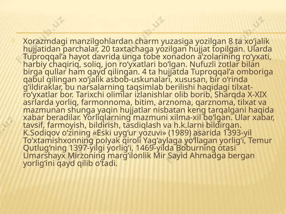 o‘zbekiston respublikasida hujjatchilikning takomillashuvi - Page 5