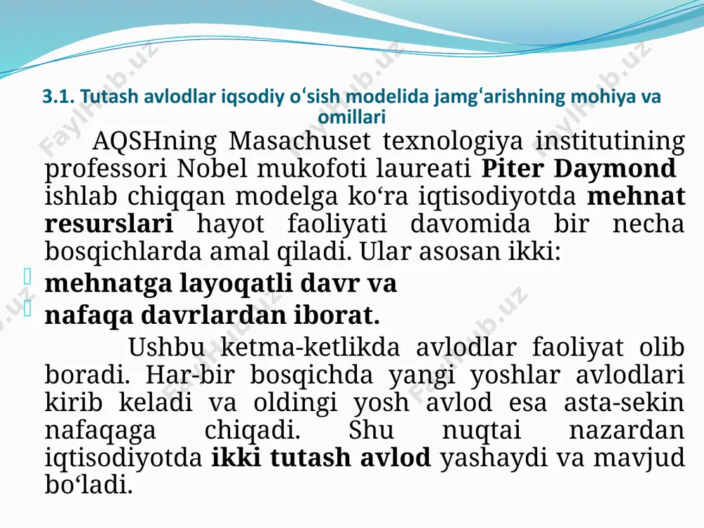 foiz stavkasining emas, balki daromadning funksiyasi deb qaralishi hisoblanadi: s = s(y). investitsiya esa, klassik modeldagi singari, foiz stavkasining funksiyasi deb olinadi: i=i(r). ya’ni, keynscha konsepsiyaning asosida jamg‘arish va investitsiya darajalarining boshqa-boshqa omillar ta’sirida o‘zgarishi yotadi. investitsiya va jamg‘arma darajalari muvozanatining klassik va keynscha modellari o‘rtasidagi farq quyidagilar orqali namoyon bo‘ladi: birinchidan, klassik modelda bu muvozanat ro‘y berishi uchun iqtisodiyotning doimiy ravishda to‘la bandlik holatida bo‘lishi taqozo etiladi. keynscha modelda esa, bu muvozanatga to`la bandlik bo‘lmagan holatda ham erishish mumkin; ikkinchidan, klassik modelda narx mexanizmi juda harakatchan bo‘ladi. keynscha modelda narxning bunday moslashuvchanligi inkor etiladi; uchinchidan, klassik modelda jamg‘arma foiz stavkasining funksiyasi sifatida, keyns va modelda esa daromad funksiyasi sifatida qaraladi. demak, jamg‘arma va investitsiya o‘rtasidagi muvozanatning keynscha modeli klassik modelga nisbatan asoslangan, real hayot, ya’ni iqtisodiyotning tola bandligi mavjud bo‘lmagan holatga nisbatan ham tadbiq etilib, takomillashtirilgan model hisoblanadi. shunga ko‘ra, biz ham makro darajadagi boshqa muammolarni ko‘rib chiqish va …