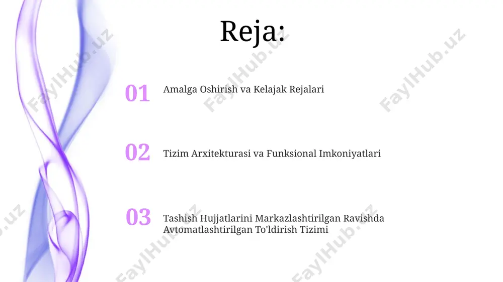 ini qayta ishlashga moslashtirish va avtomatlashtirish darajasini 95% ga yetkazish rejalashtirilgan. narx va byudjet tizim 5000 tagacha tashish hujjatiga narx va byudjet ma'lumotlarini bir vaqtning o'zida yuklash imkoniyatini beradi, bu operatsiyalar samaradorligini oshiradi. avtomatlashtirilgan tizimda narxlarni va byudjet ma'lumotlarini 1000 dan ortiq tashish hujjatlari uchun markazlashgan ravishda kiritish vaqtni 30% gacha tejaydi. texnik talablar avtomatlashtirilgan tizim kamida 1000 ta tashish hujjatini bir vaqtning o'zida qayta ishlash quvvatiga ega bo'lishi kerak, bunda har bir hujjat uchun o'rtacha qayta ishlash vaqti 5 soniyadan oshmasligi lozim. tizim, yuqori ma'lumotlar xavfsizligini ta'minlash uchun, aes-256 shifrlashidan foydalanishi va 99,99% uptime ni saqlab turishi shart. tizim arxitekturasi tizim 3 qatlamli arxitekturaga ega bo'lib, foydalanuvchi interfeysi, biznes-mantiq va ma'lumotlar bazasi qatlamlaridan iborat, bu ma'lumotlarning xavfsizligi va tizimning skalirlanishini ta'minlaydi. tashish hujjatlarini avtomatlashtirilgan qayta ishlash uchun 5 ta asosiy moduldan iborat bo'lib, har biri alohida vazifalarni bajarishga ixtisoslashgan va api orqali bir-biri bilan o'zaro bog'langan. xulosa va savollar …