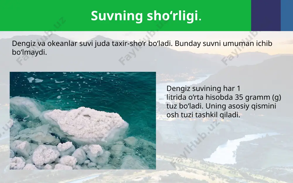 okeansuvining xususiyatlari - Page 5