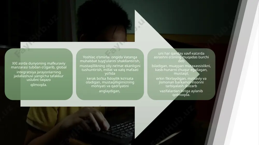 qsa kichik odamning ruhiyatiga, tashqaridan osongina ta'sir qilish mumkin. internetda ko'plab onlayn o'yinlar mavjud. bu pul ishlashning ajoyib usuli. olib ketilgan odam sudrab boradi. virtual dunyoga kirish, odamlar o'zlarining muammolarini real hayotda o'ylamaydilar. virtual olam ko'pincha haqiqatdan ko'ra qiziqroq. u sehrlaydi, o'ziga jalb qiladi. u erda inson bir marta yashamoqchi bo'lgan yoki hozir yashamoqchi bo'lgan hayotda yashashi mumkin. biroq, ko'pchilik inson o'z hayotini o'zi qurishini unutadi va faqat uni o'zgartirishi mumkin. kompyuter o'yinlari - bu haqiqatdan yashirinishning bir usuli. bu odamlarni o'ziga jalb qiladi. kompyuter o'yinlari nafaqat qiziqarli o'yin. ular filmlar, multfilmlar yaratadilar va kompyuter o'yinlarida kitoblar yozadilar. virtual o`yinlarining salbiy oqibatlari haqida ommaviy axborot vositalarida bot-bot bong urishsa ham baribir internet-kafelarining doimo yoshlar bilan gavjumligi, u erda o`smirlarning turli o`yinlarga mukkasidan ketayotgani va qimmatli vaqtini behuda o`tkazayotgani dilni xira qiladi. psixologlarning kompyuter o`yinlarini o`ynash har kunlik rejimga aylanishi inson ruhiyatiga o`ta salbiy ta`sir qilishi haqidagi ilmiy qarashlari ulug` bobokalonimiz …