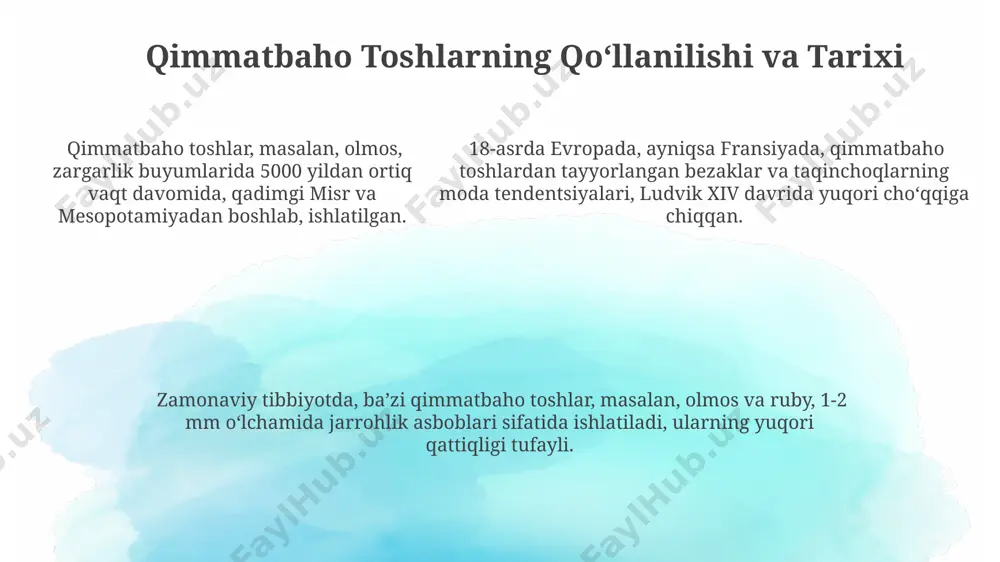 qimmatbaho toshlar haqida umumiy ma’lumot - Page 5
