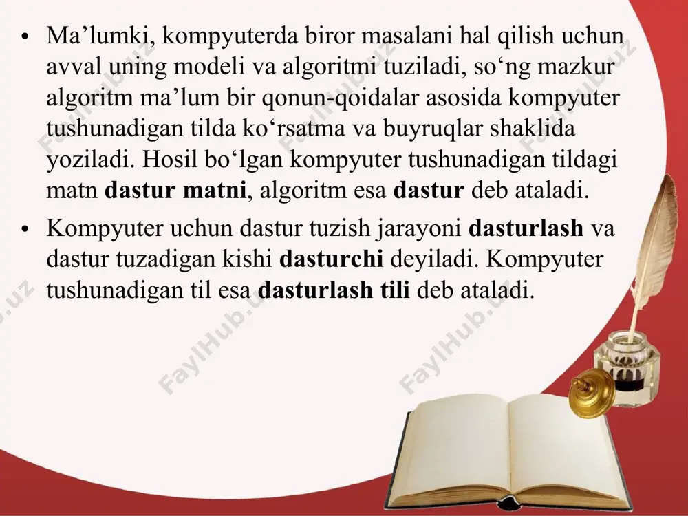 dastur va dasturlash tillari - Page 3