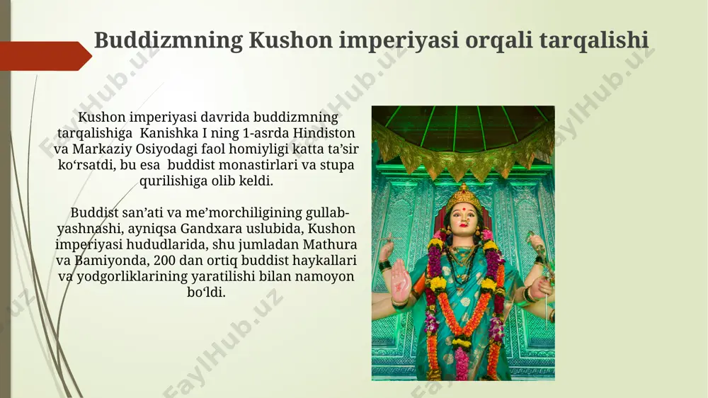 qilingan, bu esa hindiston va markaziy osiyoda uning keng tarqalishiga turtki boʻlgan. e'tiboringiz uchun rahmat @taqdimot_robot image1.jpg image2.jpg image3.jpg image4.jpg image5.jpg image6.jpg image7.jpg image8.jpg image9.jpg image10.jpg image11.jpg image12.jpg image13.jpg
