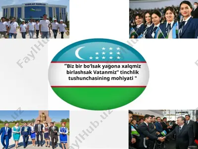 yangi o'zbekiston – demokratiya, inson huquq va erkliklar — PPTX