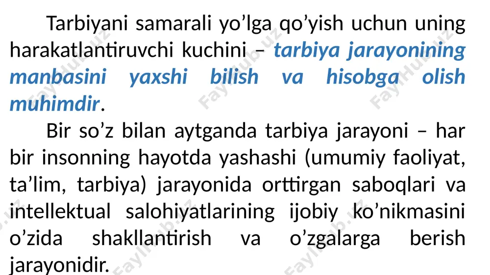 tarbiyajarayonining mohiyati va mazmuni - Page 4