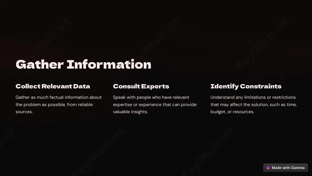 problem solving process guide - Page 3