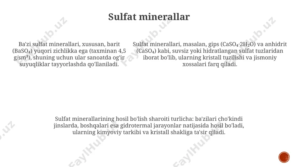 minerallar va ularning turlari - Page 5