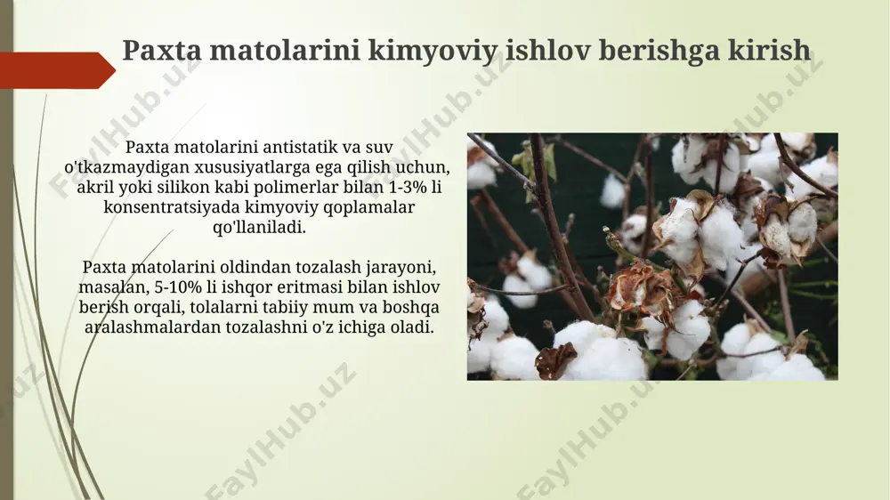 jun tolali matolarga kimyoviy ishlov berish - Page 4