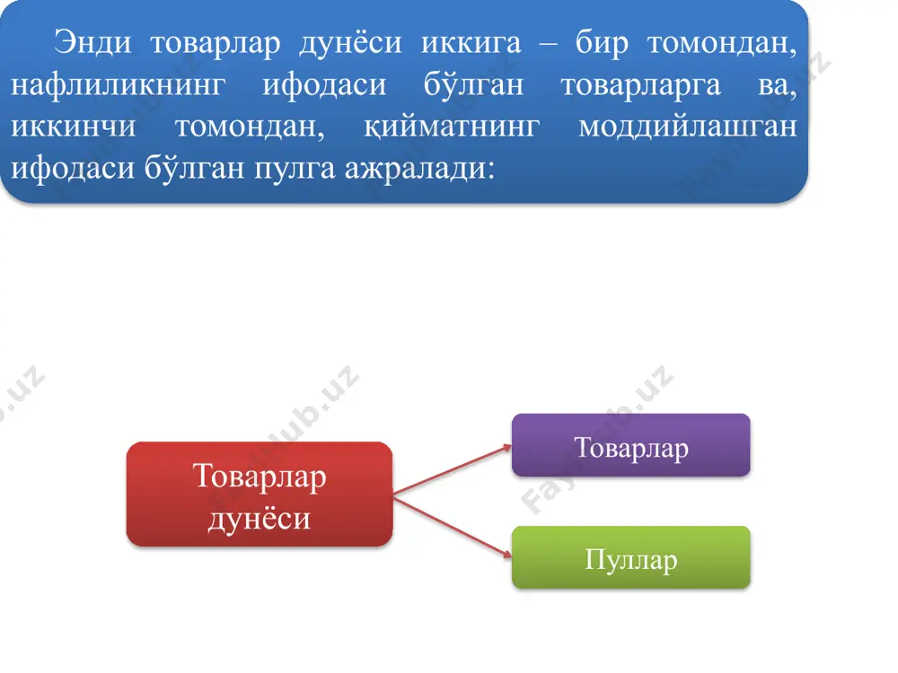 воситасидан фойдаланади. давлат кредитга бўлган талаб ва таклифни марказий банк орқали қуйидаги йўллар билан ўзгартиради. биринчидан давлат марказий банк эҳтиёжлари орқали банклар маблағларининг қарзга бериладиган ва захирада турадиган қисмлари улушини ўзгартиради. натижада қарзга бериладиган пул миқдори ўзгаради, яъни унинг таклифи ошса, фоиз камаяди, аксинча у камайса, фоиз ошади. фоизнинг камайиши кредит олишга интилишни кучайтиради ва бу инвестиция фаоллиги орқали иқтисодий ўсишни рағбатлантиради. иккинчидан, марказий банк бошқа банкларга паст фоиз ставкасида қарз бериб, уларнинг кредитлаш ишида фаол қатнашиб, иқтисодий ўсишига таъсир қилишини таъминлайди. учинчидан, давлат марказий банк орқали хазина мажбуриятларини тарқатади, ўз облигацияларини сотади ёки қимматли қоғозларини сотиб олади. натижада таклиф этилган пул миқдори ўзгариб, бу фоизга таъсир этади. давлатнинг пулга бўлган талаб ва таклифини ўзгартириш борасидаги сиёсати монетар сиёсат деб юритилади. image1.jpeg image2.jpeg image3.jpeg image4.wmf oleobject1.bin image5.png т к х т к б м а у х х т п - - + - = ( /docprops/thumbnail.jpeg