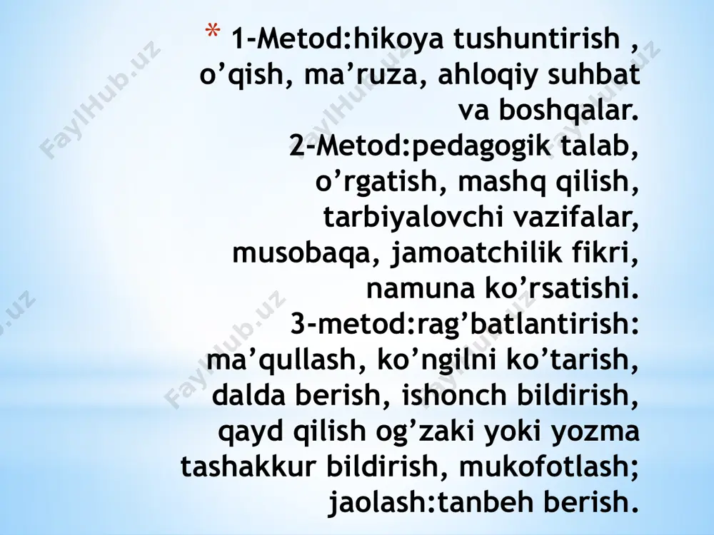 sinf rahbarining ota-onalar bilan ishlashning metodlari - Page 5