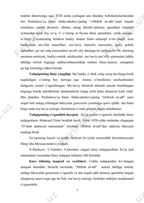 ar tomonidan zabt etilganda xoja yetuk shoir va adib sifatida tanilgan edi. shu yili shayboniyxon urushdan qaytayotganida nisoda toʻxtab, xojani durun viloyatiga hokim qilib tayinlaydi. shu orada nisoga shoir amir muhammad solih hokim etib yuborildi. 1510 yili kech kuzida xoja va muhammad solih marv mudofaasiga keladilar, shayboniyxon halokatidan keyin esa xoja mamlakat ichkarisiga – dastlab samarqand va sal keyin buxoroga kelib vatan tutadi. 1514 yilgacha temur sulton, keyin kuchkunchixon xizmatida boʻlib, 1515–1516 yillardan eʼtiboran karmana hokimi jonibek sulton hukumatida jumlatulmulk, sadrlik lavozimlarni boshqaradi. u 1529 yili buxoro hokimi ubaydulloxon zamonida kisqa vaqt shayxulislomlik qilgan. 1534 yili ubaydulloxon nishopurga kelganda balx hokimi kistan qaro undan xojani balxga yuborishini soʻraydi. shundan soʻng xoja balxda avval sadrlik, koʻp oʻtmay esa shayxulislomlik vazifasini bajaradi. 1543 yili hokim kistan qaro ruhiy kasallikka chalingandan keyin xoja oʻz vazifasidan ketib ijod bilan mashgʻul boʻldi. xoja 1547 yili buxoroda vafot etadi va bahovuddin naqshband maqbarasi yoniga dafn qiladi. …