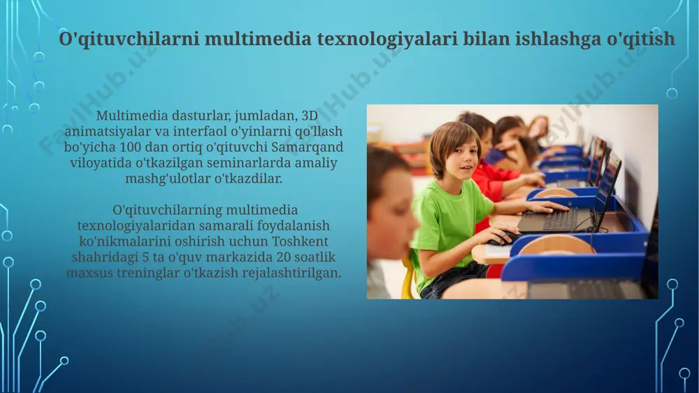 maktabgacha taʼlim tashkilotlarida multimedia texnologiyalarini joriy etish - Page 5