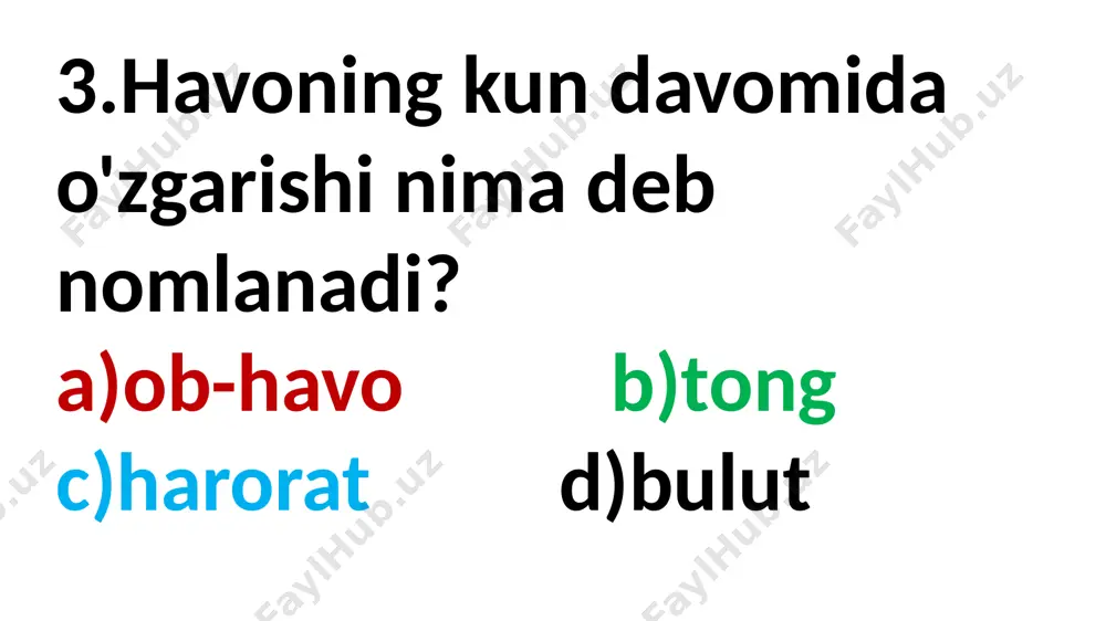 qanday yog'in turlarini bilasiz? - Page 3